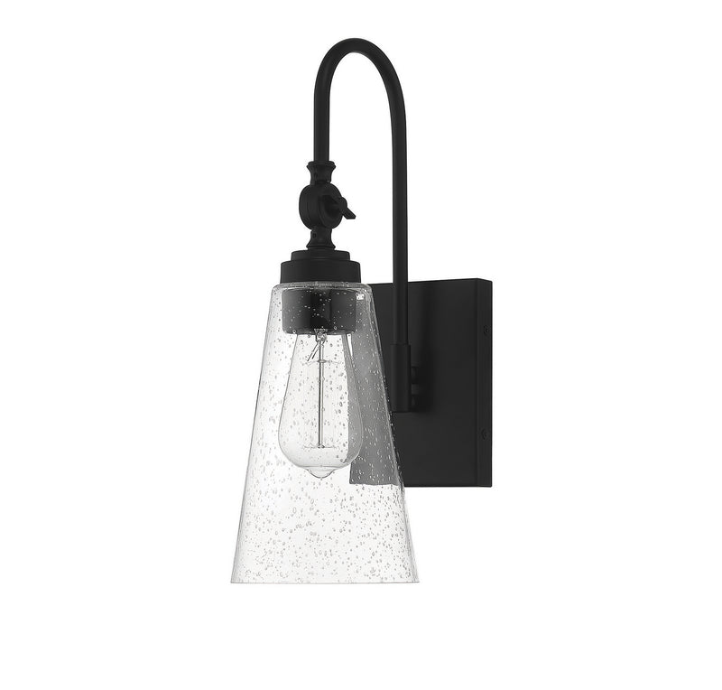 Savoy House 9-108-1-89 One Light Wall Sconce, Matte Black (2)