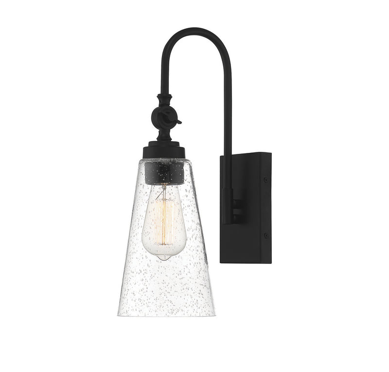 Savoy House 9-108-1-89 One Light Wall Sconce, Matte Black (4)
