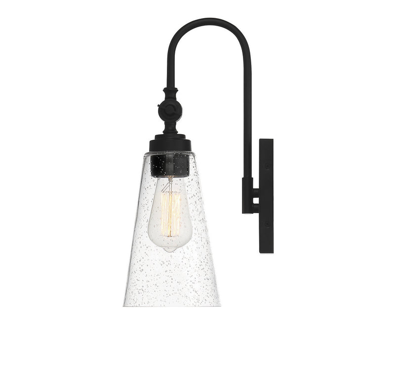 Savoy House 9-108-1-89 One Light Wall Sconce, Matte Black (5)