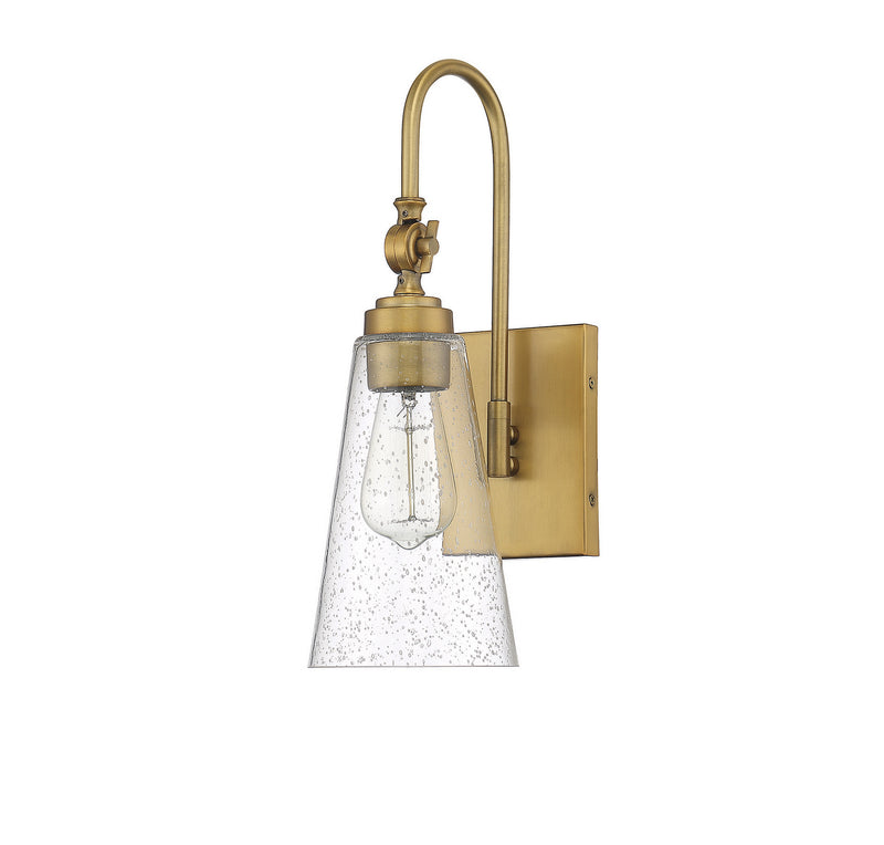 Savoy House 9-108-1-322 One Light Wall Sconce, Warm Brass (2)