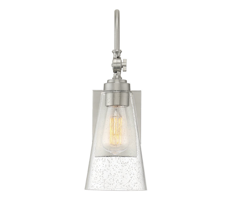 Savoy House 9-108-1-SN One Light Wall Sconce, Satin Nickel (3)