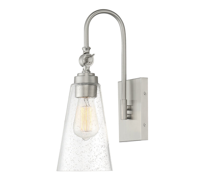 Savoy House 9-108-1-SN One Light Wall Sconce, Satin Nickel (4)