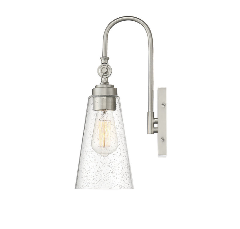 Savoy House 9-108-1-SN One Light Wall Sconce, Satin Nickel (5)