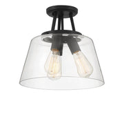 Savoy House 6-1024-3-89 Three Light Semi-Flush Mount, Matte Black (5)