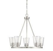 Savoy House 1-1021-5-SN Five Light Chandelier, Satin Nickel (2)