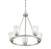 Savoy House 1-1021-5-SN Five Light Chandelier, Satin Nickel (4)