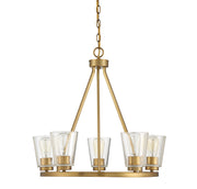 Savoy House 1-1021-5-322 Five Light Chandelier, Warm Brass (2)