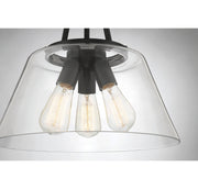 Savoy House 7-1025-3-89 Three Light Pendant, Matte Black (6)