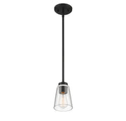 Savoy House 7-1026-1-89 One Light Mini-Pendant, Matte Black (4)
