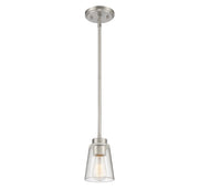 Savoy House 7-1026-1-SN One Light Mini-Pendant, Satin Nickel (3)