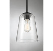 Savoy House 7-1027-1-89 One Light Mini-Pendant, Matte Black (5)