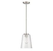 Savoy House 7-1027-1-SN One Light Mini-Pendant, Satin Nickel (2)