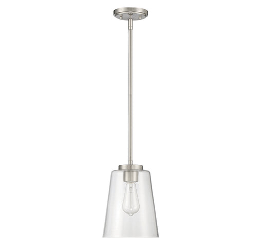 Savoy House 7-1027-1-SN One Light Mini-Pendant, Satin Nickel (2)