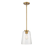 Savoy House 7-1027-1-322 One Light Mini-Pendant, Warm Brass (3)