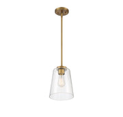 Savoy House 7-1027-1-322 One Light Mini-Pendant, Warm Brass (4)
