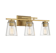 Savoy House 8-1020-3-322 Three Light Bath Bar, Warm Brass (4)