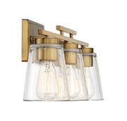 Savoy House 8-1020-3-322 Three Light Bath Bar, Warm Brass (5)