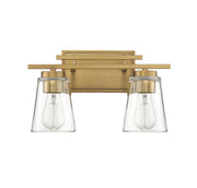 Savoy House 8-1020-2-322 Two Light Bath Bar, Warm Brass (2)