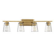 Savoy House 8-1020-4-322 Four Light Bath Bar, Warm Brass (2)