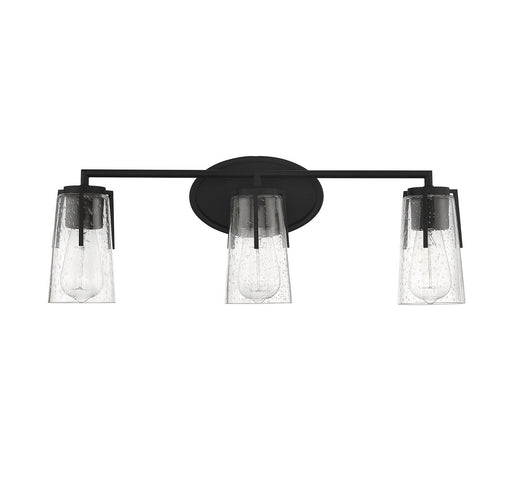 Savoy House 8-7045-3-BK Three Light Bath Bar, Black (2)
