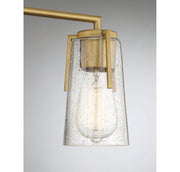 Savoy House 8-7045-3-322 Three Light Bath Bar, Warm Brass (6)