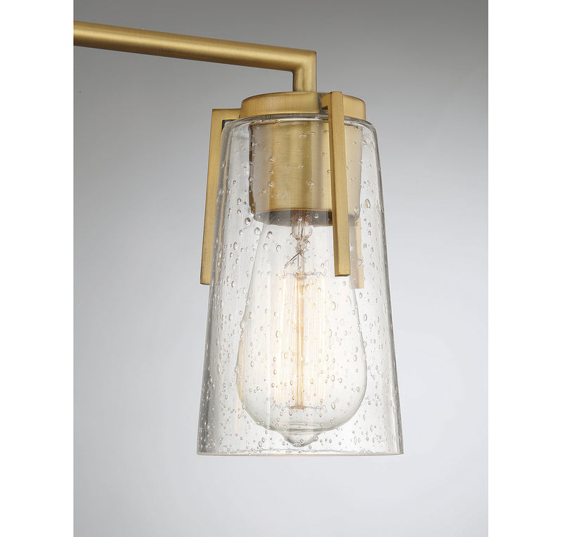 Savoy House 8-7045-3-322 Three Light Bath Bar, Warm Brass (6)