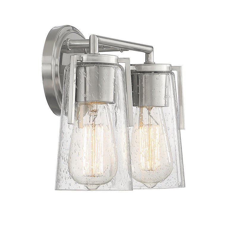 Savoy House 8-7045-2-SN Two Light Bath Bar, Satin Nickel (5)