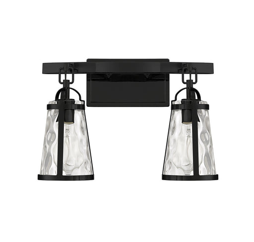 Savoy House 8-560-2-BK Two Light Bath Bar, Black (2)