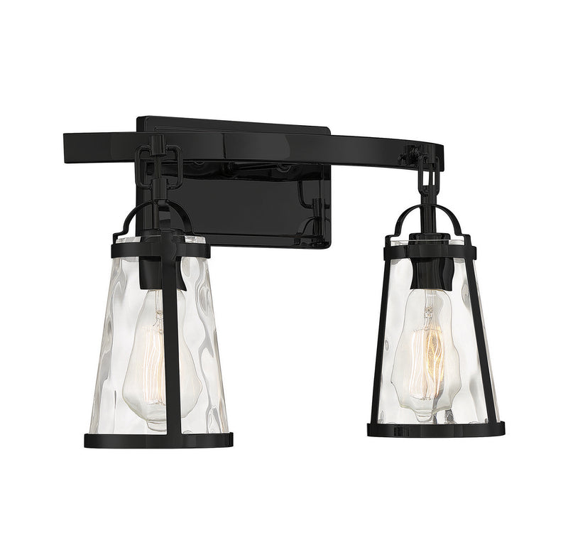 Savoy House 8-560-2-BK Two Light Bath Bar, Black (3)