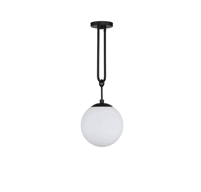 Savoy House 7-180-1-89 One Light Pendant, Matte Black (2)