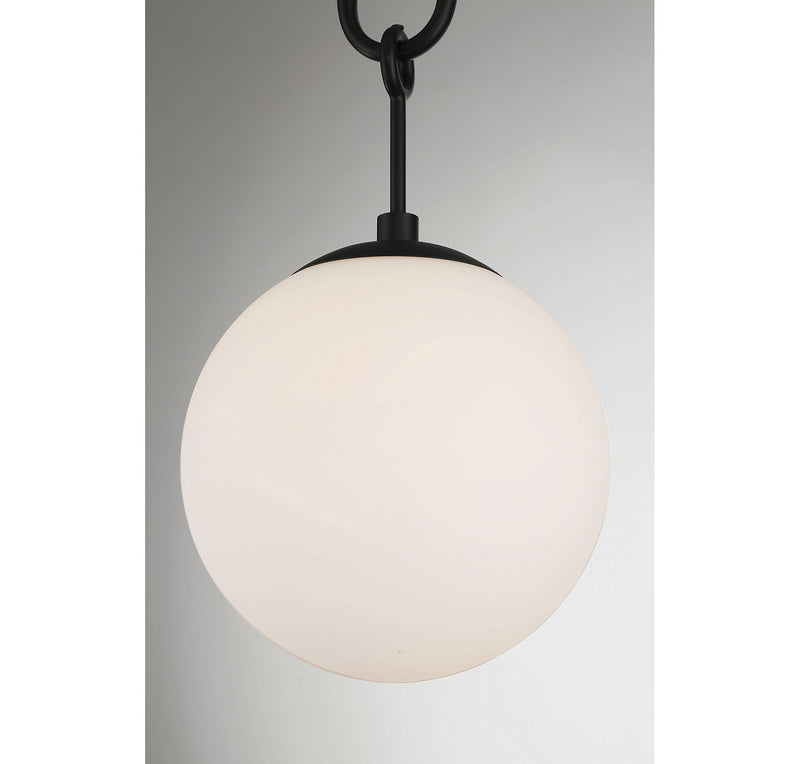 Savoy House 7-180-1-89 One Light Pendant, Matte Black (6)