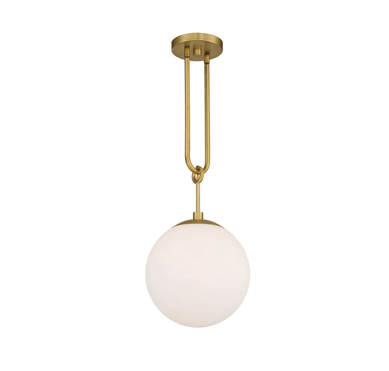 Savoy House 7-180-1-322 One Light Pendant, Warm Brass (3)