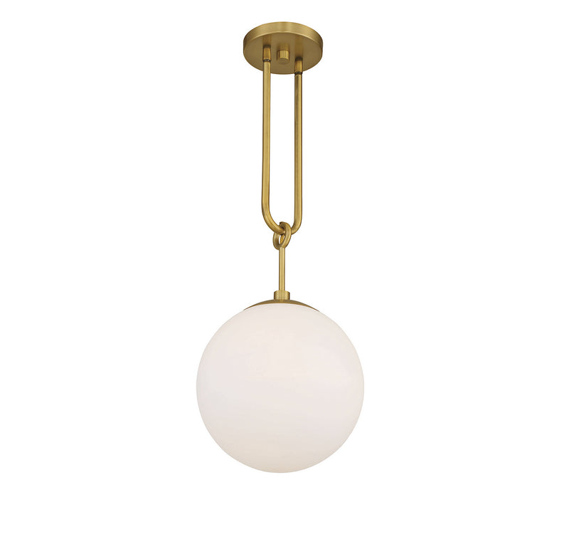 Savoy House 7-180-1-322 One Light Pendant, Warm Brass (4)