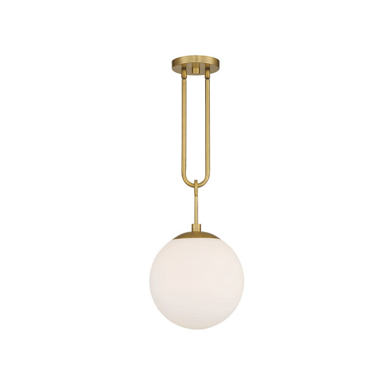 Savoy House 7-180-1-322 One Light Pendant, Warm Brass (5)