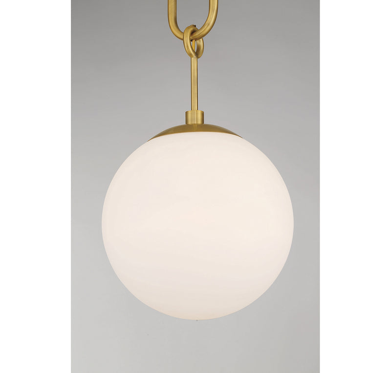 Savoy House 7-180-1-322 One Light Pendant, Warm Brass (6)