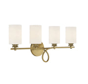 Savoy House 8-530-4-322 Four Light Bath Bar, Warm Brass (4)