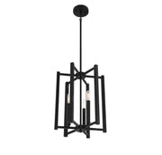 Savoy House 3-7700-3-89 Three Light Pendant, Matte Black (4)