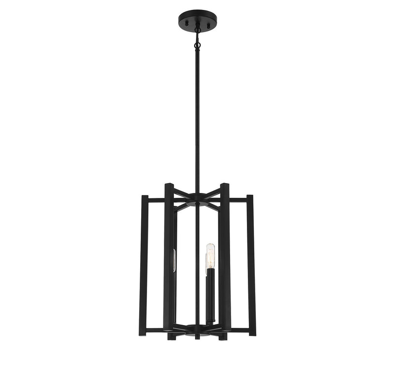 Savoy House 3-7700-3-89 Three Light Pendant, Matte Black (5)