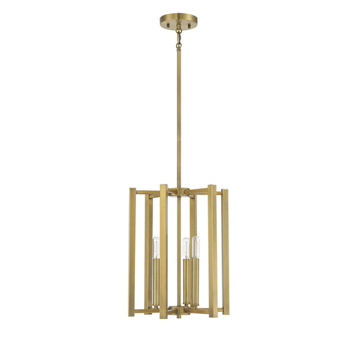 Savoy House 3-7700-3-322 Three Light Pendant, Warm Brass (2)