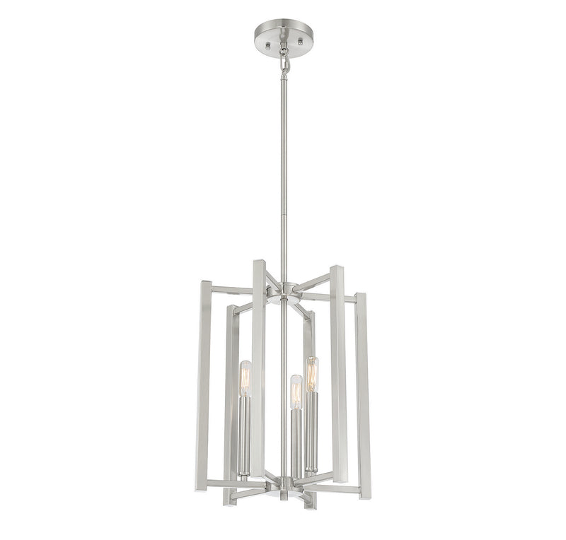 Savoy House 3-7700-3-SN Three Light Pendant, Satin Nickel (3)