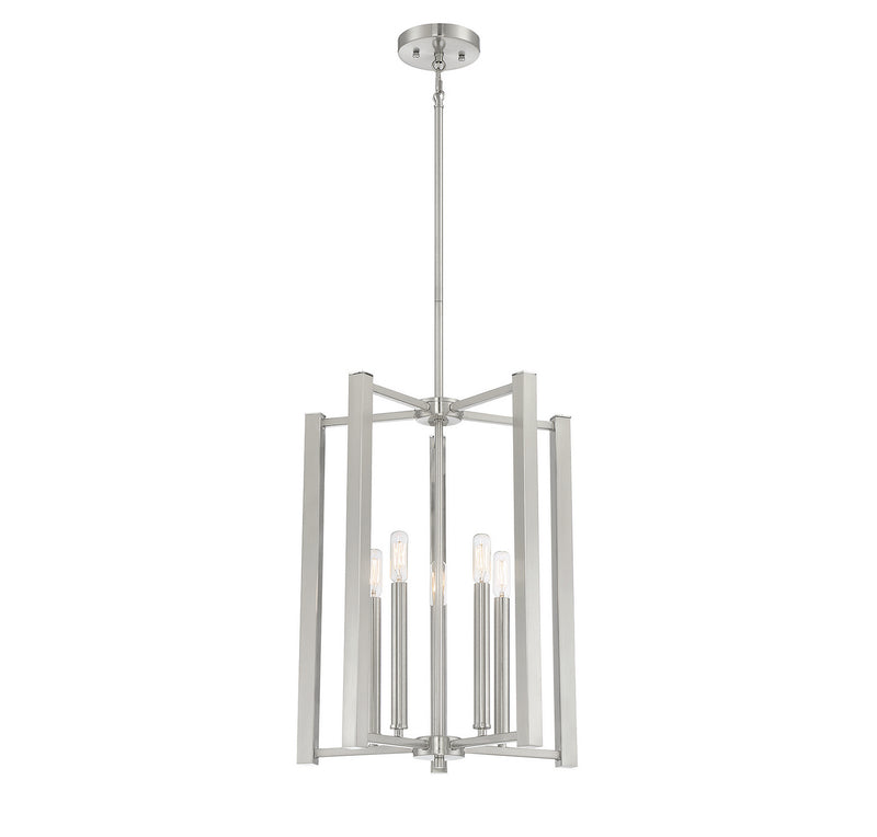 Savoy House 3-7701-5-SN Five Light Pendant, Satin Nickel (3)