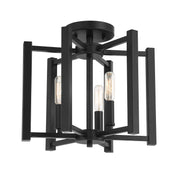 Savoy House 6-7702-3-89 Three Light Semi-Flush Mount, Matte Black (3)