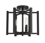 Savoy House 6-7702-3-89 Three Light Semi-Flush Mount, Matte Black (5)