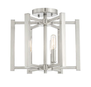 Savoy House 6-7702-3-SN Three Light Semi-Flush Mount, Satin Nickel (5)