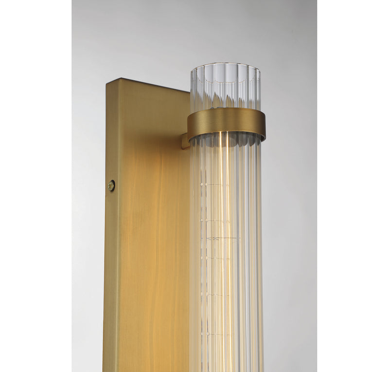 Savoy House 9-996-1-322 One Light Wall Sconce, Warm Brass (6)