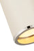 Z-Lite 2303F1-MW-CH Arlo One Light Flush Mount, Matte White / Chrome Alternate Image 4.jpg