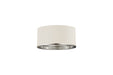 Z-Lite 2303F2-MW-CH Arlo Two Light Flush Mount, Matte White / Chrome Alternate Image 3.jpg