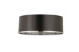 Z-Lite 2303F3-MB-CH Arlo Three Light Flush Mount, Matte Black / Chrome Alternate Image 3.jpg