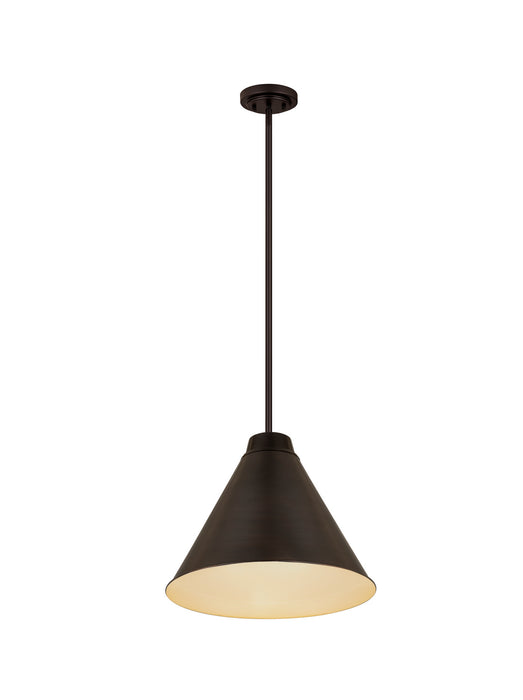 Z-Lite 6011P18-BP Eaton One Light Pendant, Bronze Plate Alternate Image 2.jpg