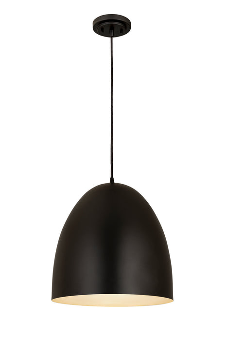 Z-Lite 6012P19-SBK Z Studio Dome Pendant Three Light Pendant, Satin Black Alternate Image.jpg